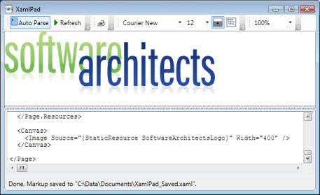 Finished Logo in XAMLPad
